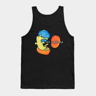 See Einhorn Comic Witzig Seepferdchen Tier Spaß Tank Top